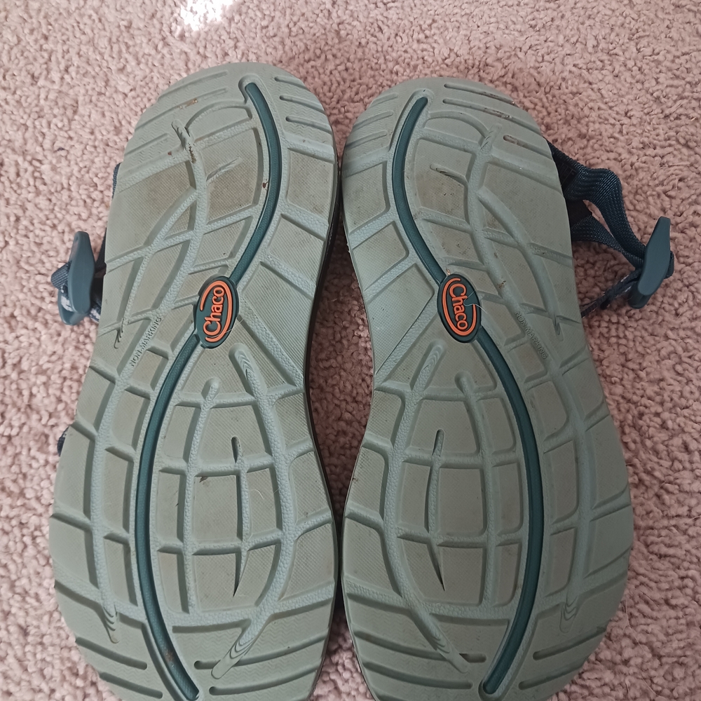 3/$10 DEAL Chaco Z1 Classic Trellis Teal Black Athletic Sandals Shoes Women's - Picture 6 of 10